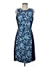J. McLaughlin Paisley Blue Cocktail Dress Size M - photo 1