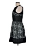 Taylor Graphic Black Cocktail Dress Size 8 - photo 5