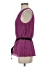 Ann Taylor 100% Polyester Purple Sleeveless Blouse Size 4 - photo 5
