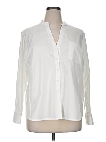 Calvin Klein Long Sleeve Button-Down Shirt (view 1)