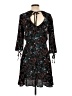 Bebop 100% Polyester Print Black Cocktail Dress Size L - photo 2