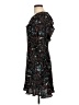 Bebop 100% Polyester Print Black Cocktail Dress Size L - photo 5