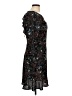 Bebop 100% Polyester Print Black Cocktail Dress Size L - photo 4