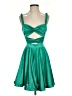 Azulu 100% Polyester Green Cocktail Dress Size XS - photo 1