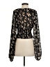 Free People 100% Polyester Black Long Sleeve Blouse Size S - photo 2