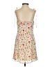 Princess Polly 100% Polyester Floral Tan Cocktail Dress Size 4 - photo 2