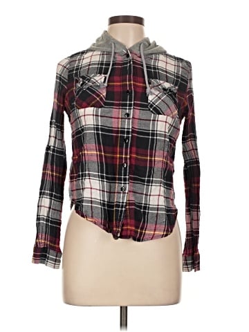 Poetry Long Sleeve Button-Down Shirt (view 1)