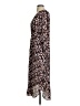 Vince. 100% Polyester Print Brown Casual Dress Size 00 - photo 5