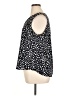 Les Serein 100% Polyester Polka Dots Black Sleeveless Blouse Size XL - photo 5