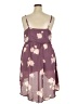 Torrid Floral Purple Sleeveless Blouse Size 2X Plus (2) - photo 2