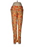 Lularoe Print Orange Casual Pants Size 8 (tall) - photo 1
