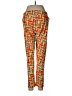 Lularoe Print Orange Casual Pants Size 8 (tall) - photo 2