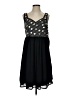 Madison 100% Polyester Stars Black Cocktail Dress Size S - photo 1