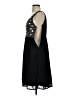 Madison 100% Polyester Stars Black Cocktail Dress Size S - photo 5