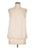 Max Studio 100% Polyester Ivory Sleeveless Blouse Size L - photo 1