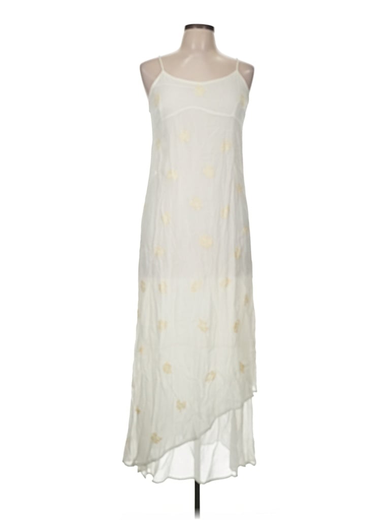 Pre-owned Papillon Casual Dress In Ivory