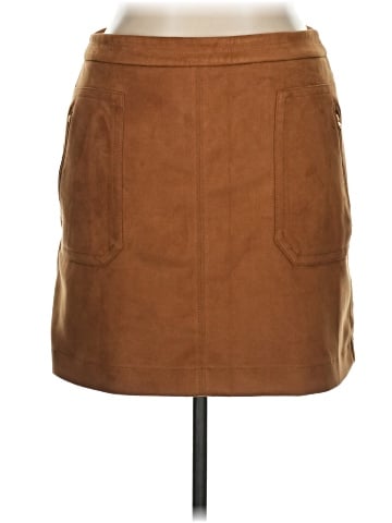 Ann Taylor LOFT Outlet Faux Leather Skirt (view 1)