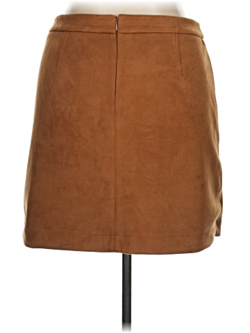 Ann Taylor LOFT Outlet Faux Leather Skirt (view 2)