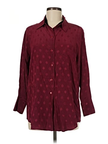 Donna Karan Intimates 3/4 Sleeve Button-Down Shirt (view 1)