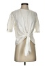 Zara Ivory Short Sleeve Blouse Size S - photo 1