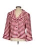 Isabella DeMarco Houndstooth Red Blazer Size 2 - photo 1