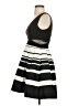 Xscape 100% Polyester Stripes Black Cocktail Dress Size 0 - photo 5