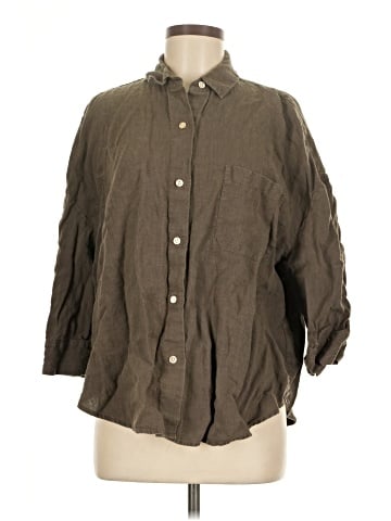 Jenni Kayne 3/4 Sleeve Button-Down Shirt (view 1)