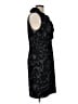 Taylor 100% Polyester Black Cocktail Dress Size 12 - photo 4