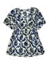 Milly Minis 100% Cotton Paisley Blue Dress Size 10 - photo 1