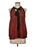Disney 100% Polyester Red Sleeveless Blouse Size S - photo 1