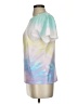 retrofête Tie-dye Multi Color White Short Sleeve T-Shirt Size XS - photo 5