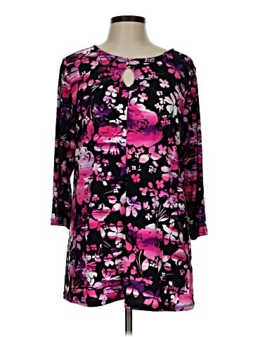 Christopher & Banks 3/4 Sleeve Blouse (view 1)