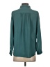 Ann Taylor 100% Polyester Teal Long Sleeve Blouse Size XS - photo 2