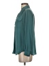 Ann Taylor 100% Polyester Teal Long Sleeve Blouse Size XS - photo 5