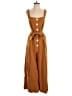 Splendid Solid Brown Jumpsuit Size S - photo 1