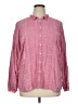 Johnny Was Pink Long Sleeve Button-Down Shirt Size XL - photo 1