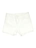 Kut from the Kloth Solid White Denim Shorts Size 10 - photo 1