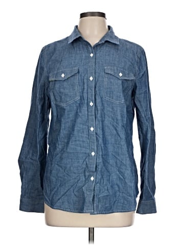 J. McLaughlin Long Sleeve Button-Down Shirt (view 1)