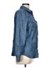 J. McLaughlin 100% Cotton Blue Long Sleeve Button-Down Shirt Size L - photo 4