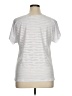 Armani Collezioni Metallic Silver Short Sleeve T-Shirt Size 14 - photo 2