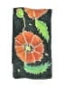 Assorted Brands 100% Silk Floral Green Black Silk Scarf One size - photo 2