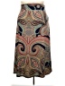 Gilli Paisley Brown Casual Skirt Size 2X - photo 2