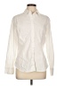 MNG Ivory Long Sleeve Button-Down Shirt Size 10 - photo 1