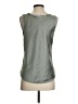 Gap 100% Polyester Gray Sleeveless Top Size S - photo 2