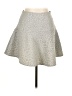 Tibi Animal Print Silver Casual Skirt Size 10 - photo 1