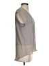 Zara Gray Sleeveless Blouse Size S - photo 4