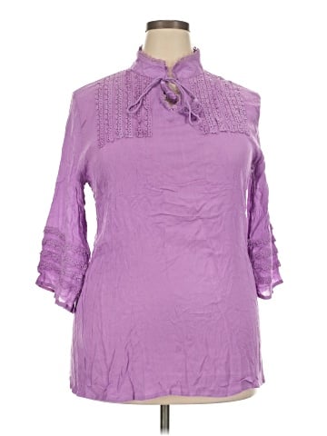 Misslook 3/4 Sleeve Blouse (view 1)