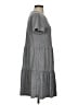 Gap Solid Gray Casual Dress Size S - photo 4