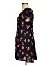 Express 100% Rayon Hearts Black Casual Dress Size XS - photo 5