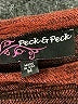 Peck & Peck Marled Stripes Graphic Maroon Brown Pullover Sweater Size M - photo 7